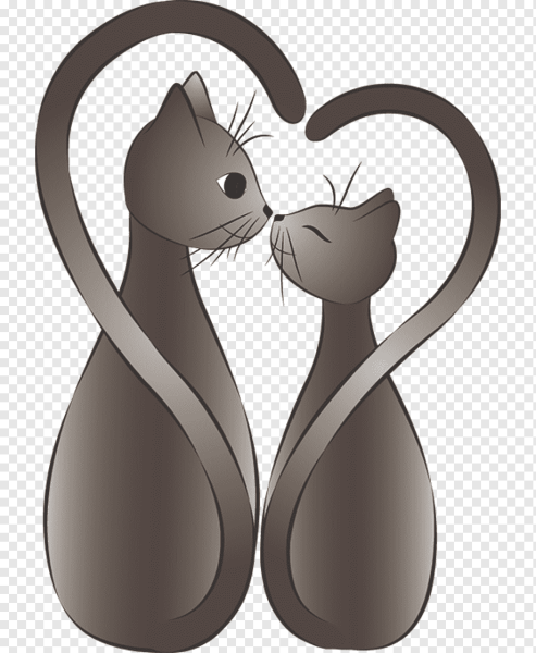Влюбленные коты