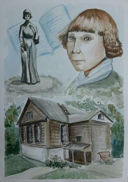 Портрет матери Марины Цветаевой