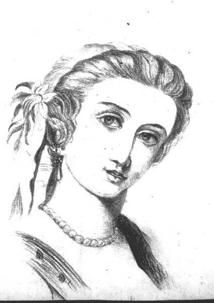 Марина Цветаева рисунок