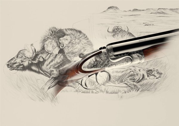 Эскизы охота