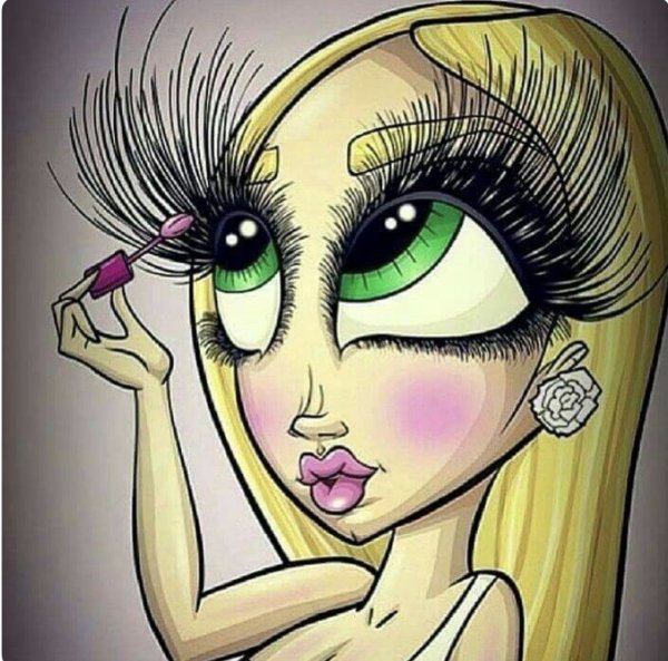 Реснички мультяшные