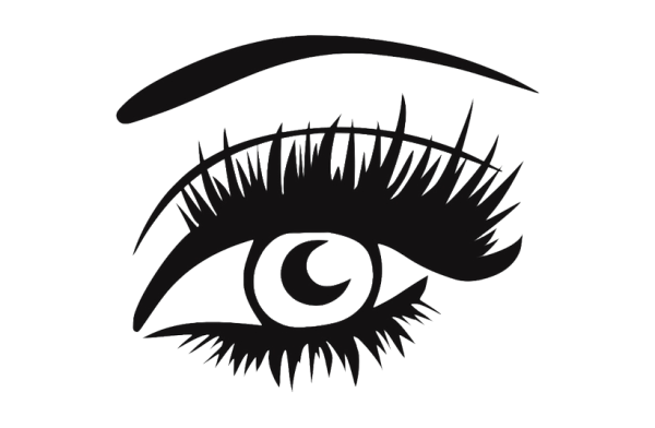 Нарощенные ресницы вектор