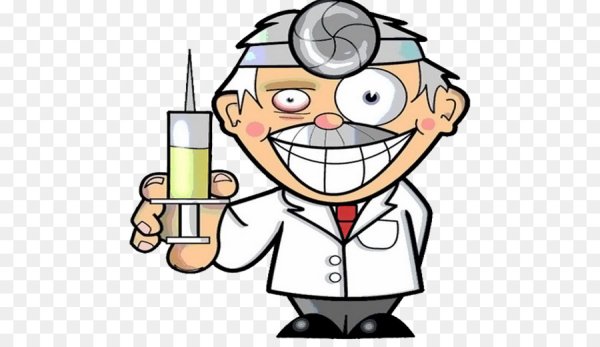 Смешной мультяшный доктор