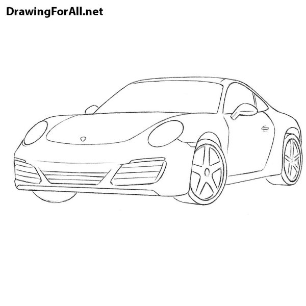 Раскраски Порше 911 Каррера