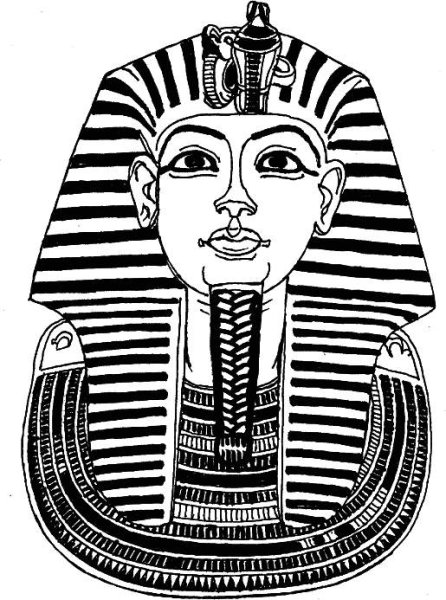 Гробница фараона Тутанхамона рисунок