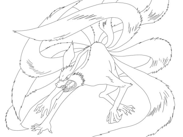 Малыш курама 9 хвостый