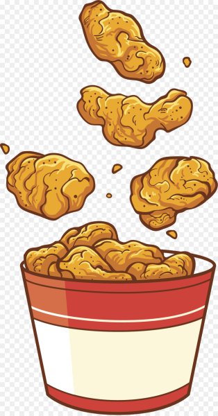 Картошка фри и наггетсы вектор