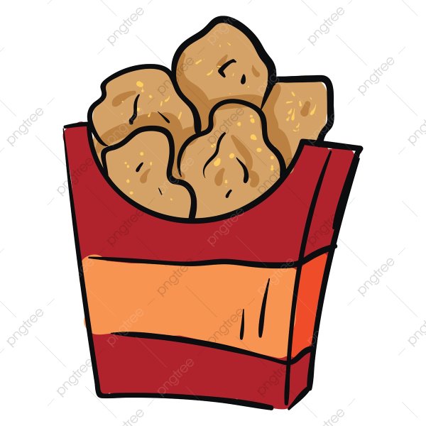 Наггетсы иконка