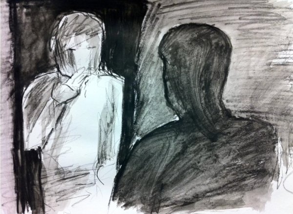 Отображение в зеркале рисование