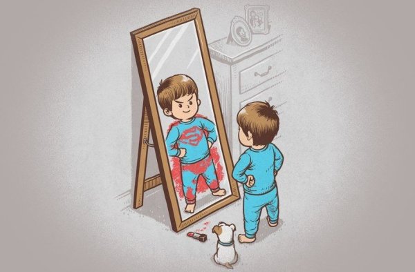 Отражение в глазах рисунок