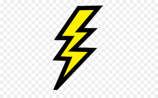 Значок желтой молнии
