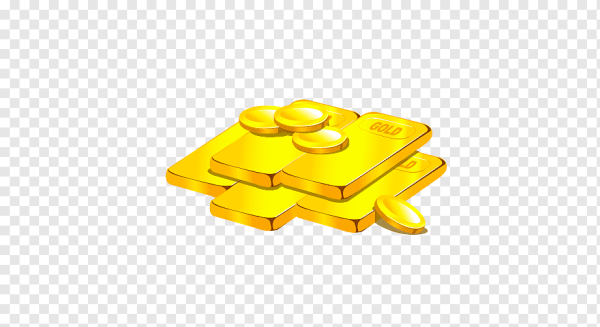 Слитки золота мультяшные