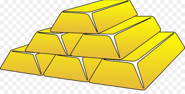 Слиток золота вектор