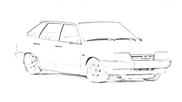 Раскраска Лада 2109