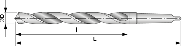 Сверло спиральное HSS 18.0х191 mm