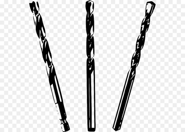 Сверло на прозрачном фоне