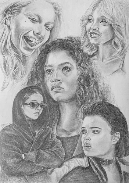 Эйфория рисунок карандашом