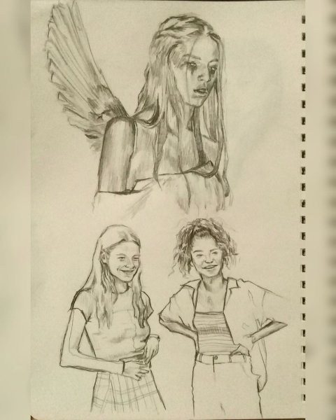 Рисунки из эйфории карандашом