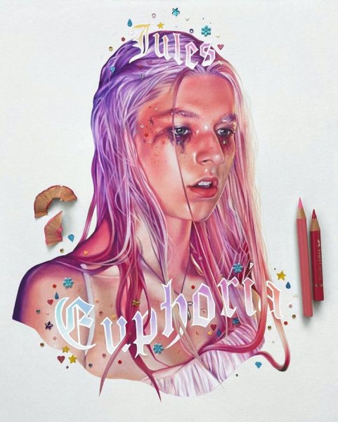 Рисунки в стиле эйфория