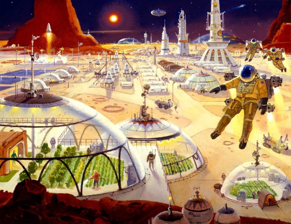 Детские фантастические рисунки