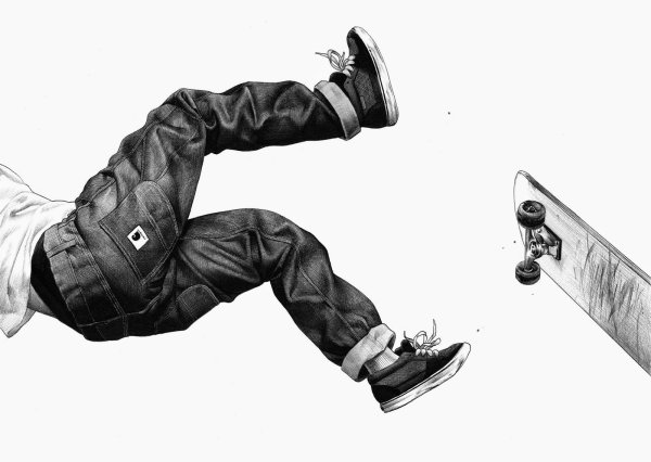 Скейт скетч