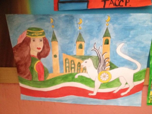 Рисование на тему Татарстан