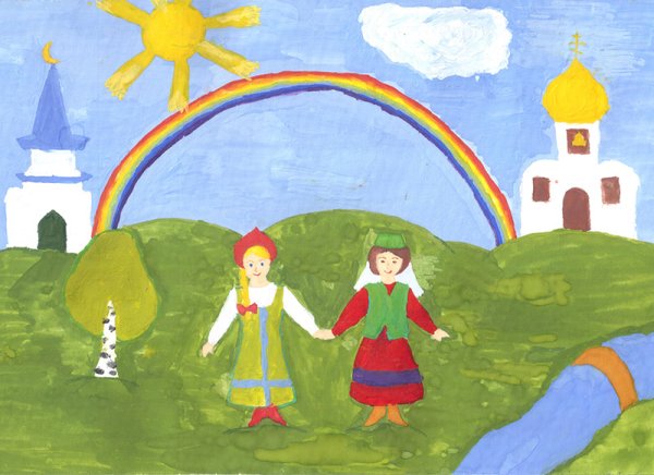 Рисунок на тему моя Республика Татарстан