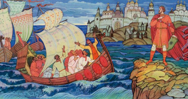 Герои оперы Садко рисунок