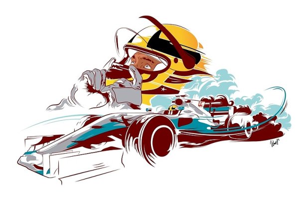 Нарисовать гонку