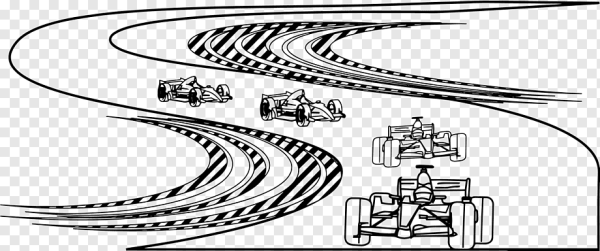 Гоночная трасса нарисованная