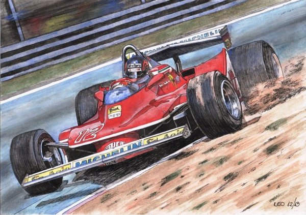 Ferrari f1 рисунок Джованни