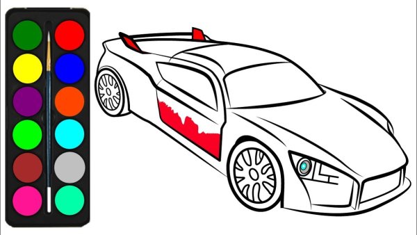 Раскраска машинки