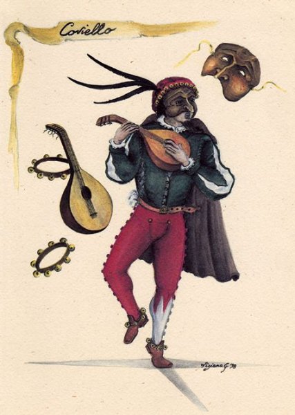 Персонажи комедии дель арте Ковьелло