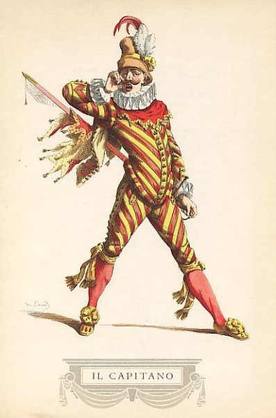 Комедия дель арте Капитан маска