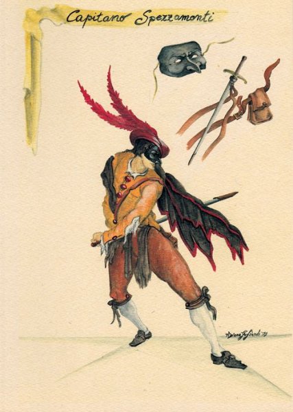 Капитан комедия дель арте