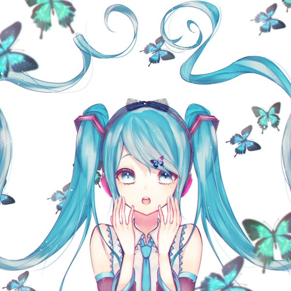 Хатсуне Мику стесняется