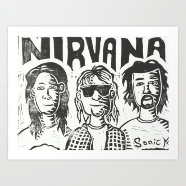 Нирвана срисовать