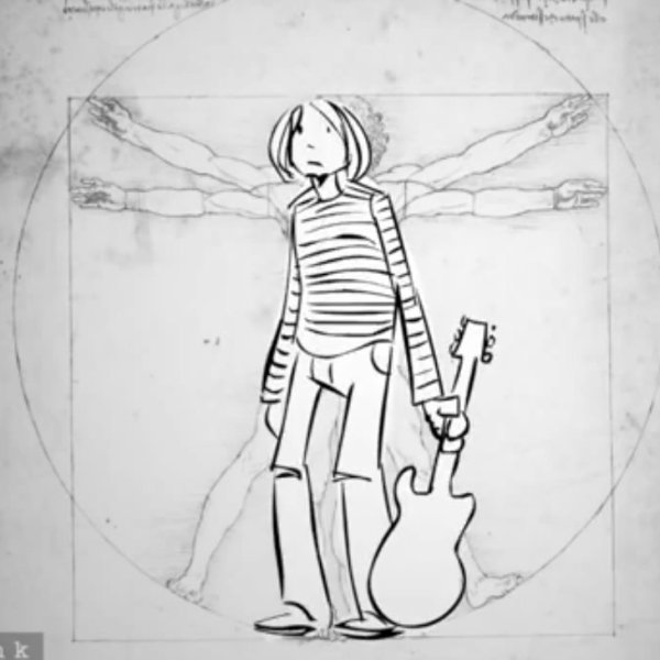 Курт Кобейн нарисовать легко