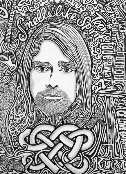 Курт Кобейн Нирвана арт