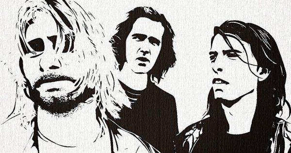 Нирвана рисунок группы