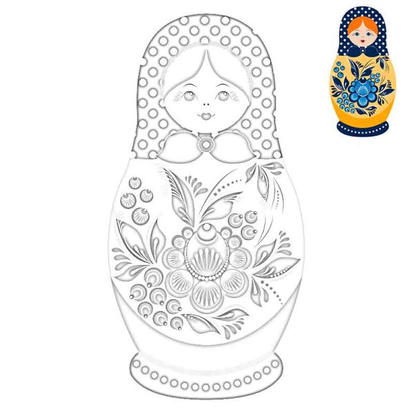 Узоры для матрешки