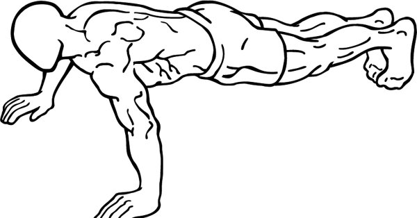 Отжимания Графическое изображение