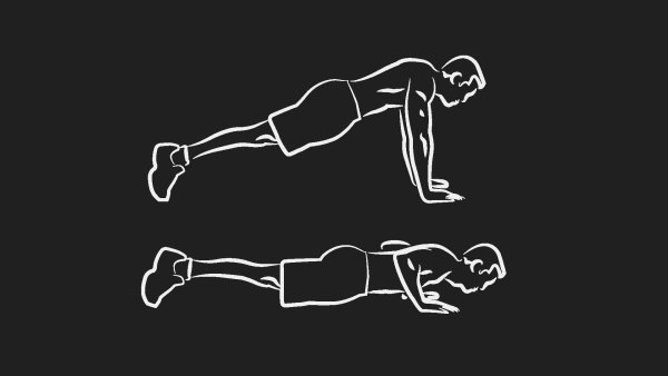 Отжимание в упоре лежа