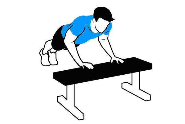 Отжимания силуэт