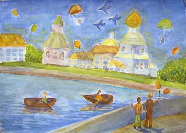 Монумент матери Чебоксары рисунок