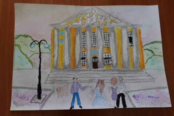 Рисунок мой любимый город Чебоксары