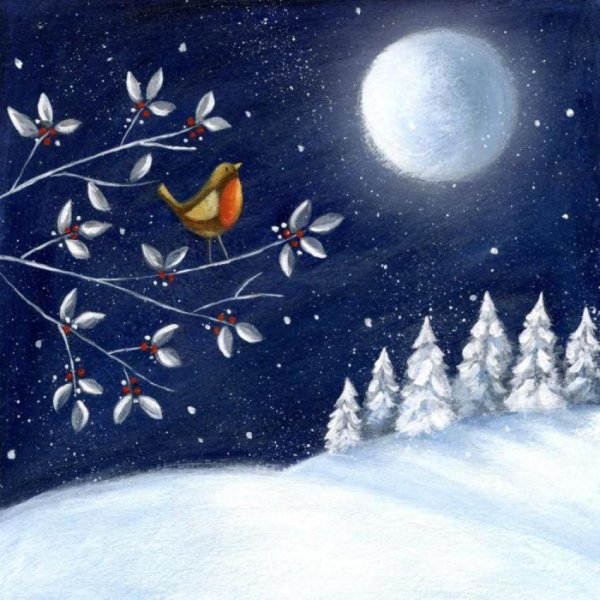 Зимняя ночь для детей