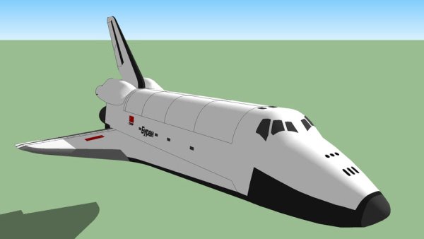 Буран космический корабль вектор