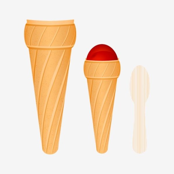 Рожок мороженого вектор