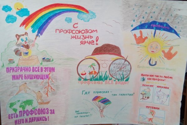 Профсоюз глазами детей